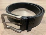  Tommy Hilfiger Belt Mens Leather Belt BLACK Print  with BOX All sizes 34-42