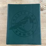 Green Collecta 4-Ring postcard Album Binder 29 Pages  4-Pocket, holds 232 