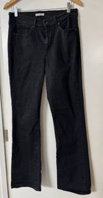 Levi's Classic Bootcut Jeans Women's Size 10L Black Stretch Mid-Rise W30 L34