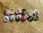 12 x Taylor Swift Pin Badges 38mm