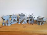 Fantasy Scatter Terrain Scenery | Wargaming Terrain Scenery | Oriental Buildings