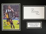 Signed Hatem Ben Arfa Newcastle Autograph Card Photo France PSG Nice Lyon