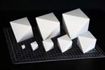 Blank Octahedron / D8 / Platonic Solid / 2 - 14 cm