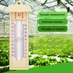 Max-Min Press Thermometer Monitor Tool -50 to 40 Degrees Garden Greenhouse