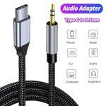Aux Cable USB-C Type C to 3.5mm Samsung iPhone For Car Stereo Audio Adapter UK