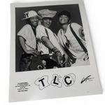 RARE Original TLC ALL THREE SIGNED EARLY AUTOS Framed 8×10 Photo
