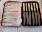 Butter knives -Vintage - original display case - x6