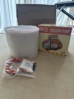 BACOENG 12 Liters Vacuum Chamber Kit, Single Stage Vacuum Pump, 3 Pin UK Plug