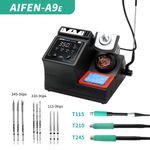 A9E Soldering Station Compatible Original Iron Tip 210/245/115 Control Temperat