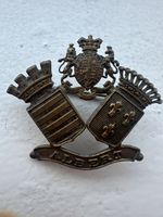 WW1 Albert Town Somme Battlefield Brass Sweetheart Badge Brooch