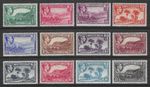 MONTSERRAT SG101/112 1938 KGVI Pictorial Definitives, Full set of 12, Mint MVLH