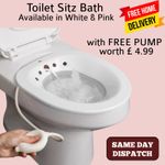 Foldable Hanging Toilet Sitz Bath for Postpartum Hemorrhoids Patients Healing UK