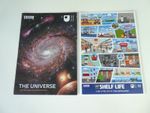 2 x BBC - Open University Posters - The Universe & Shelf Life - Double Sided