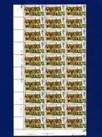 1970 SG816 9d Cottages W179 Cylinder Block (30) Total SV Unmounted Mint lbjh