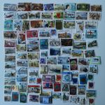 British Islands Stamps Collection - 200 & 300 Different Stamps
