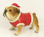 British Bulldog Ornament Christmas Decor Dog Statue decoration GIFT Large