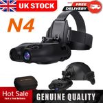 N4 Night Vision Googles Rechargeable 3D FHD 1080P Infrared Binoculars Head Mount
