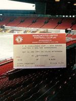 Manchester United v Bolton FA Cup 1990-91 Ticket 