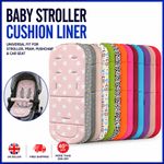 Universal Baby Stroller Cushion Pram Pushchair Car Seat Kids Liner Pad Mat UK