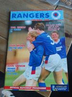 Rangers V St Mirren 18/4/92 1992 Title Winning Match Programme 4 In a Row (16) 