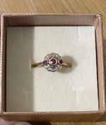 Ruby And Diamond Ring 585 14ct Gold