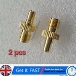 Pack of 2 TS9 Male Plug To SMA Female RF Connector Adapter Gold 