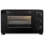 electriQ 23 L Mini Oven Air Fryer Black 1800 W Convection, Timer, Compact