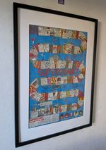 Oasis Supersonic Board Game Framed RARE