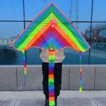 Rainbow Kite for Kids Adults Large Beach Kites Delta Outdoor UK 1 or 2 Pack
