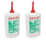2 x Singer Sewing Machine Oil Super Fine Quality - 125ml Bottle