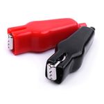 2/4/10P 20A PVC Sheathed Alligator Clamps Crocodile Clips Insulated Battery Clip