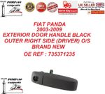 FOR FIAT PANDA 2003-2011 EXTERIOR FRONT DOOR HANDLE OUTER RIGHT  O/S 735371235