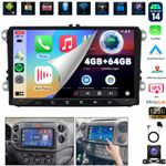 For VW Amarok 2010-2015 Apple CarPlay Car Stereo Radio Android15 Player GPS DAB+
