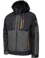 Savage Gear Waterproof Jacket Gunmetal Grey Insulated Attach Hood Small Large XL