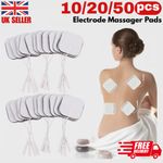10/20PCS Tens Machine Self-Adhesive Reusable Replacement Electrode Massager Pads