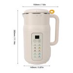 800ml Nut Milk Maker Blender Water Proof Quiet Automatic Soy Milk Maker Machine