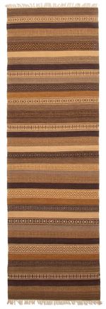 Vintage Hand Woven Turkish Carpet 2'6" x 8'2" Traditional Wool Kilim Rug