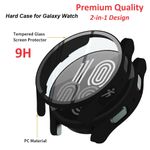 For Samsung Galaxy 7 6 5 Hard Case 40mm/44mm Tempered Glass 360 Protection Cover