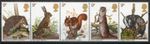 GB 1977 British Wildlife animals strip set SG 1039-1043 MNH mint  *COMBINED SHIP