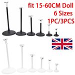 15-60CM Doll Display Holder Bear BJD Doll Support Base Wrist Stand Doll Bracket