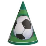 Football Party Hats Pack of 8