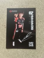 MONEYGRAM HAAS F1 TEAM OLLIE BEARMAN DRIVER CARD 2025 SEASON - LAST ONE