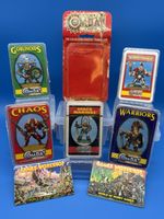 5 x 1989-92 Citadel Combat Cards Games Workshop Warhammer 1 Sealed + Brochures