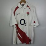 Nike England Rugby Union Shirt Jersey, 2005/07, Size Mens XXL 2XL