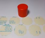 3M 00127 66785  9 Micron Daisy Discs De-nibbing 36.5mm x100 Discs & Block