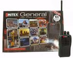 MITEX GENERAL SINGLE PACK UHF 5W LICENSED HANDHELD TWO WAY RADIO (WALKIE TALKIE)