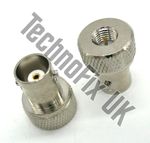 BNC female to SMA male adapter (BNC F to SMA M) fits handhelds with SMA female