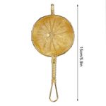 —Tea Infuser Strainer Hand Made Copper Reusable Teapot Filter With Long Handle