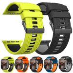 For Apple Watch Silicone Strap Band Series 11 10 9 8 7 6 5 4 SE 42 44 45 46 49mm