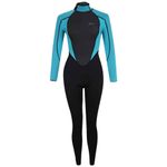 Typhoon Storm 3 B/E Wetsuit Women's Back Zip Watersports Surfing